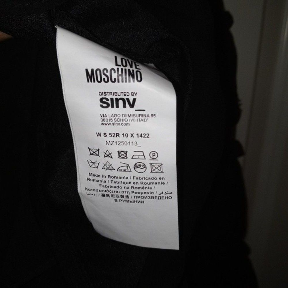 NWT Love Moschino Black Ruffle Dress - Picture 11 of 13